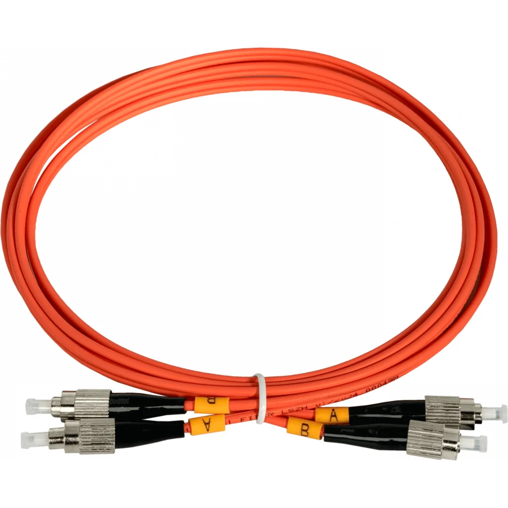 Imagen 2 de 2mt FC-FC OM1 MultiModo MM Duplex Jumper Fibra 62.5/125um LSZH 