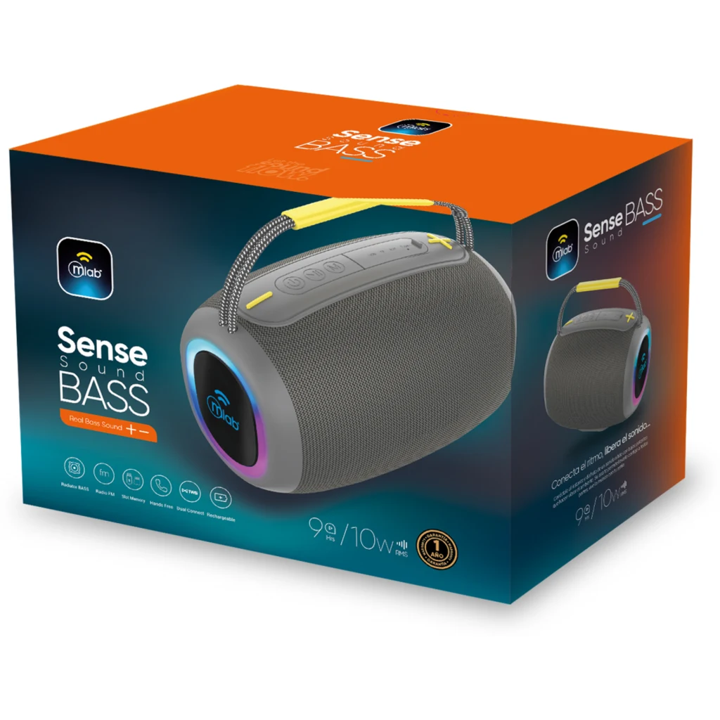Imagen 3 de MLAB PARLANTE SENSE SOUND BASS GREY