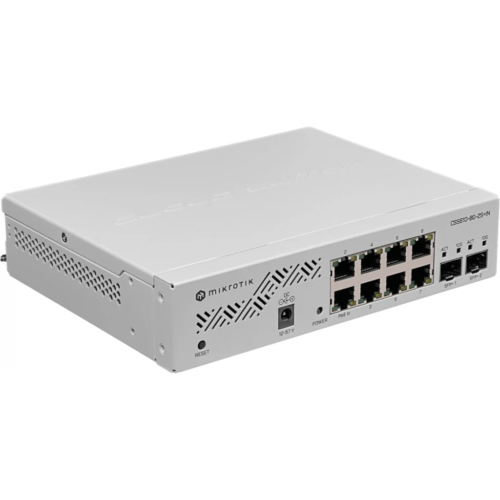 Imagen 6 de MIKROTIK Cloud Smart Switch 610-8G-2S+IN with SwitchOS (EU)