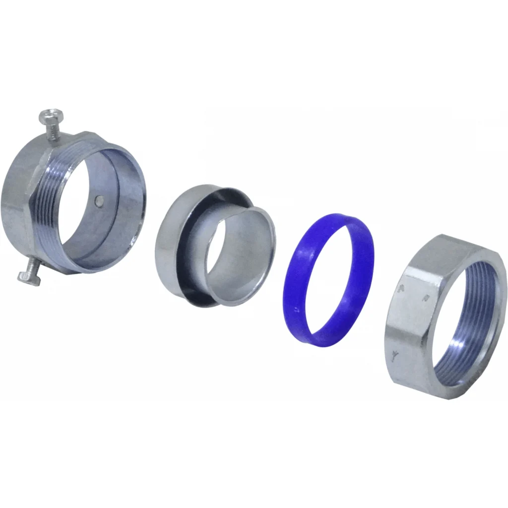 Imagen 1 de 50mm Union EMT a Flexible Conduit Adaptador Metalico 35-49mm a 37mm