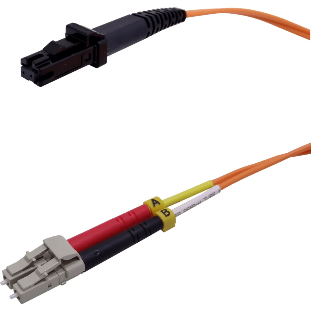 Imagen 1 de 3m LC-MTRJ OM1 MultiModo MM Duplex Jumper Fibra 2.0mm 62.5/125um