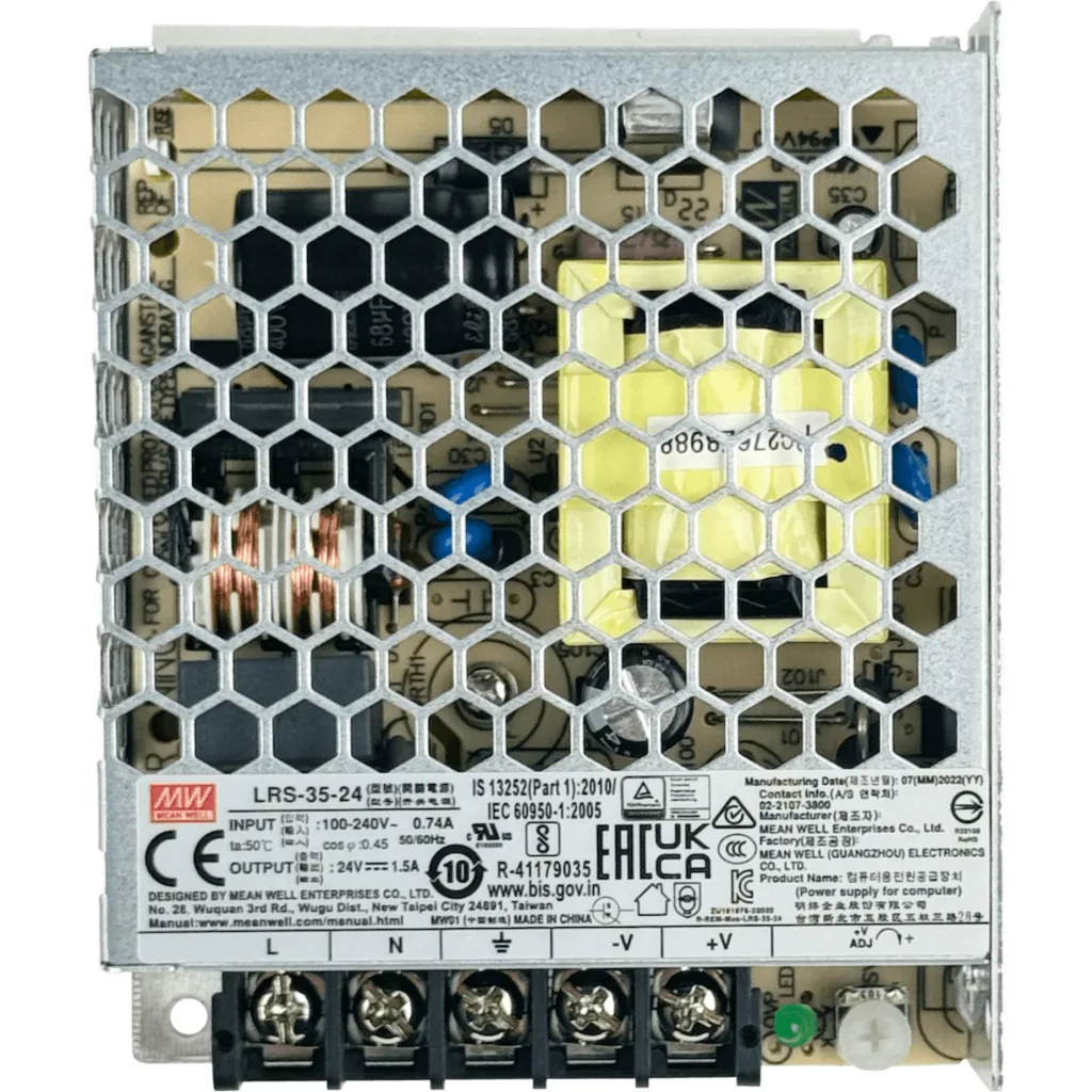 Imagen 1 de MEANWELL 36W 24V 1,5A ajust/21,6-28,8V Open-Frame Fte-Poder 100-240VAC