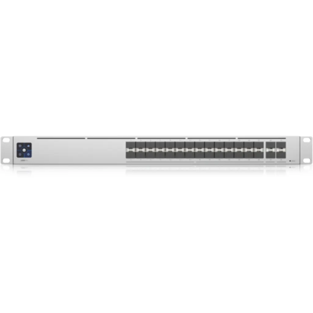 Imagen 2 de Switch Ubiquiti UniFi 4-SFP28-25G 28-SFP+10G Switch Rack Admin-L3 100-240VAC