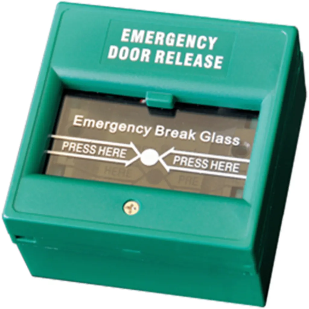 ASF921. Boton de Emergencia Con Ruptura de Cristal.