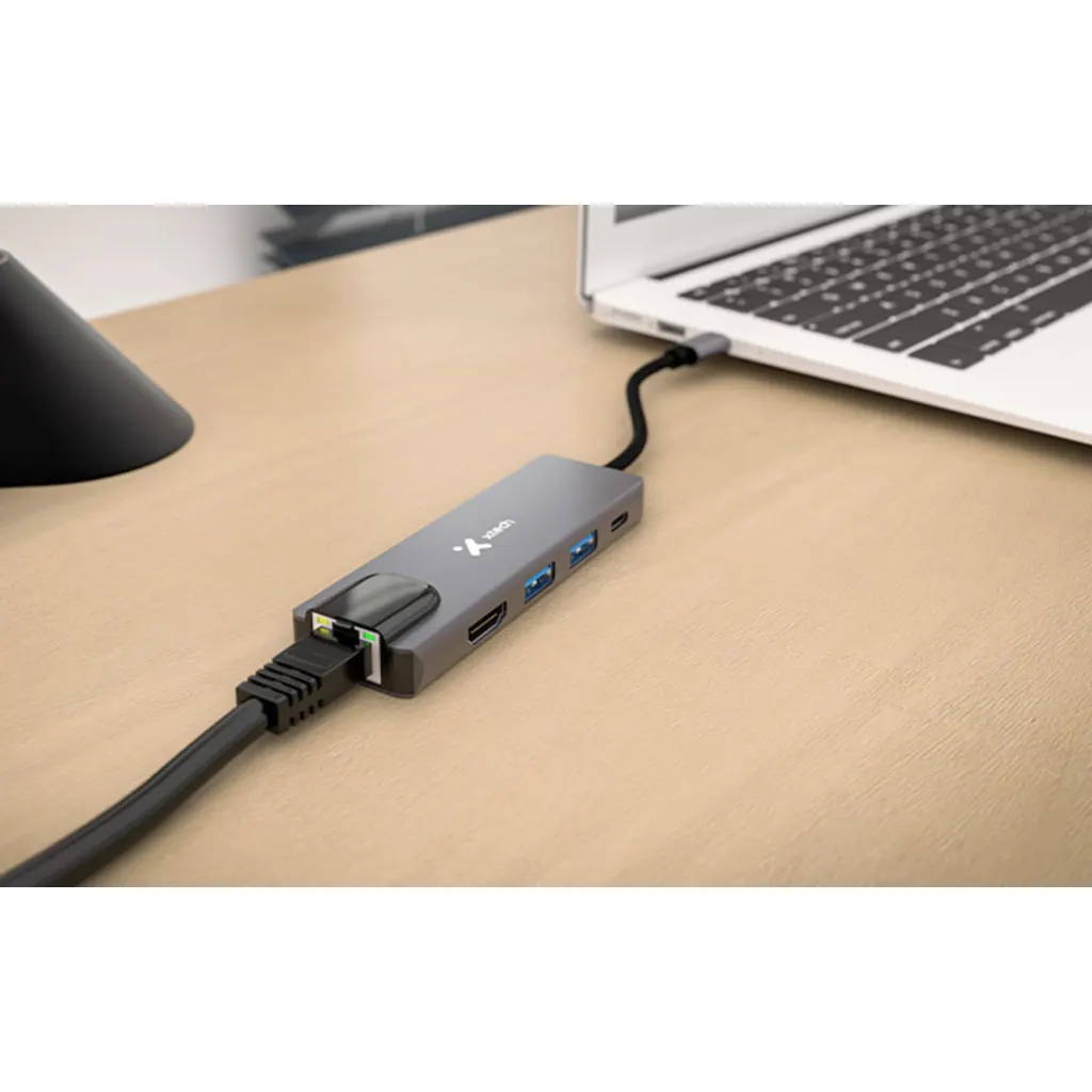 Imagen 9 de Xtech - Hub - 5 puertos - 5-in-1 USB-C(r) RJ-45  XTC-5