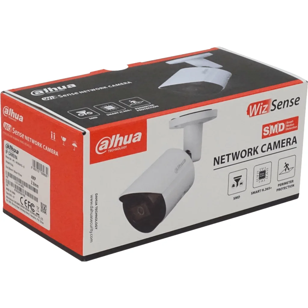 Imagen 4 de DAHUA Bala 4MP fijo-2,8mm IP67 PoE IR30mt Camara IP WizSense HFW2441S