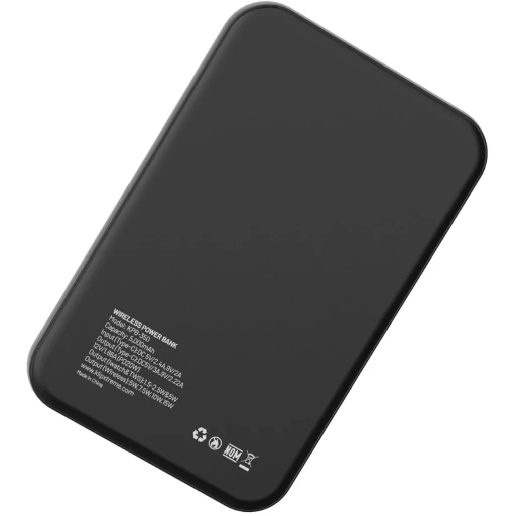 Imagen 7 de Klip Xtreme - Power bank - 24 pin USB-C - Lithium polymer - Para Smartphones - Wireless Charging