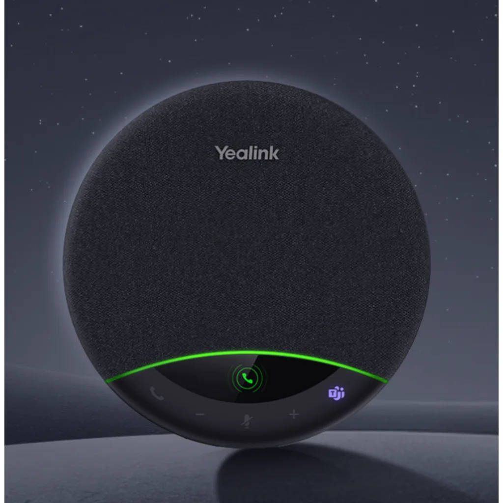 Altavoz portatil con 6 microfonos, cancelacion de ruido IA y conexion USB/Blueto