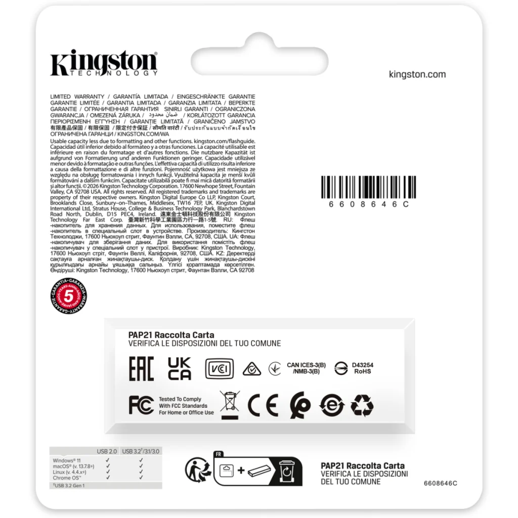 Imagen 5 de Kingston DataTraveler Exodia 64 GB (DTXG2/64GB)