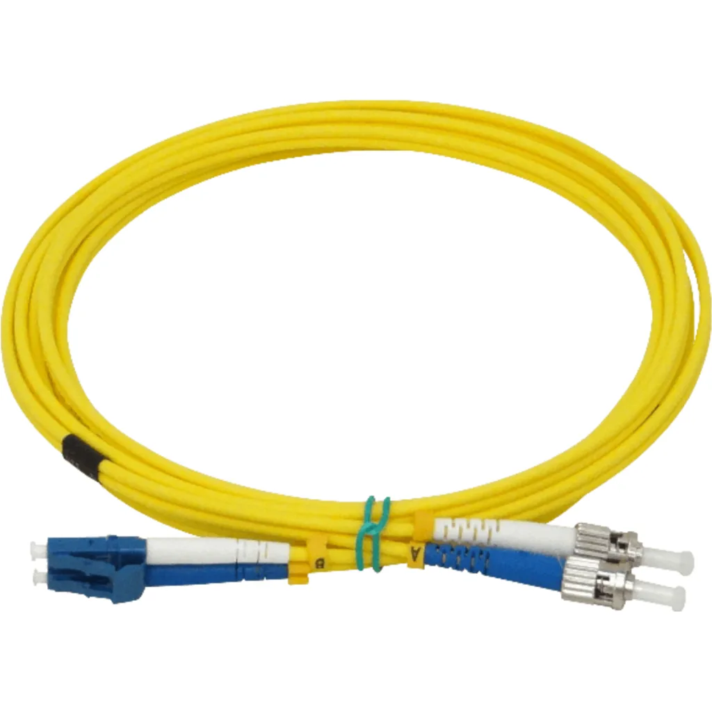 3mt LC-ST/UPC MonoModo SM Duplex Jumper Cable Fibra 9/125um 3mm LSZH