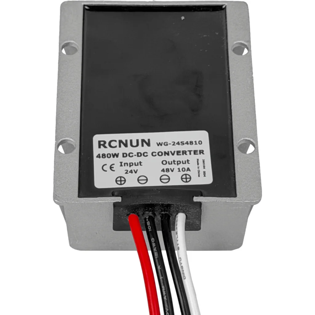 Imagen 1 de Convertidor 480W in:20-32VDC in:24VDC out:48VDC 10A IP68 Step Up Boost