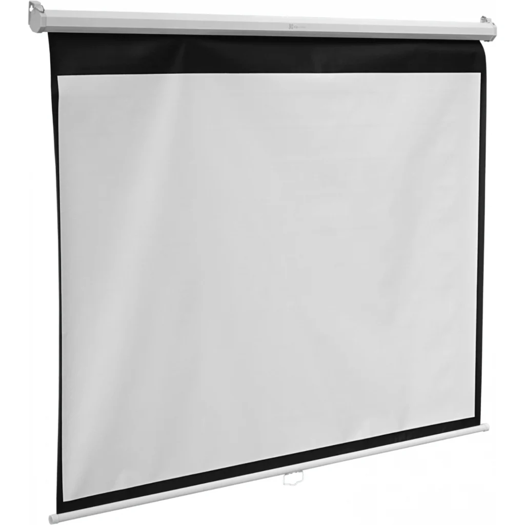 KLIPX Telon Mural 1,7mt x 1,3mt 4:3 blanco 172x130cm KPS-302