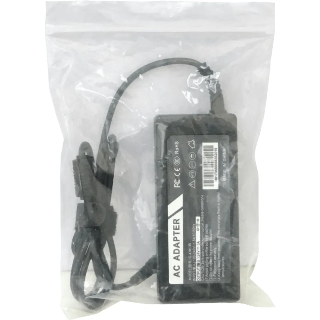 Imagen 3 de Plug-5,5x2,5mm 24VDC 3A 72W Switching Plastica interior Fuente Poder