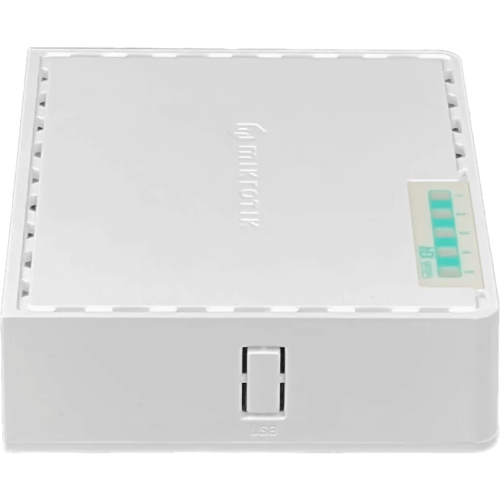 MIKROTIK 5-100 L4 850MHZ 64MB CAJAPLASTICA INC-FUENTE-PODER RB750R2