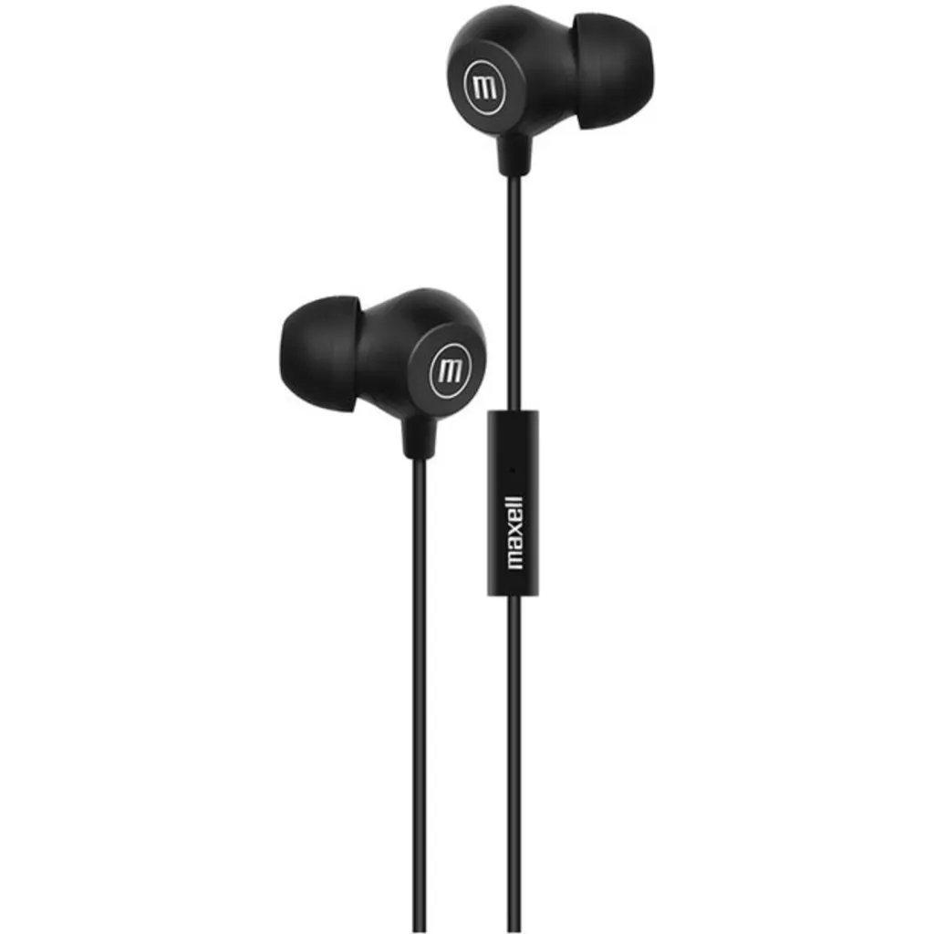 Audifonos in-ear Maxell IN-BAX MIC BLACK