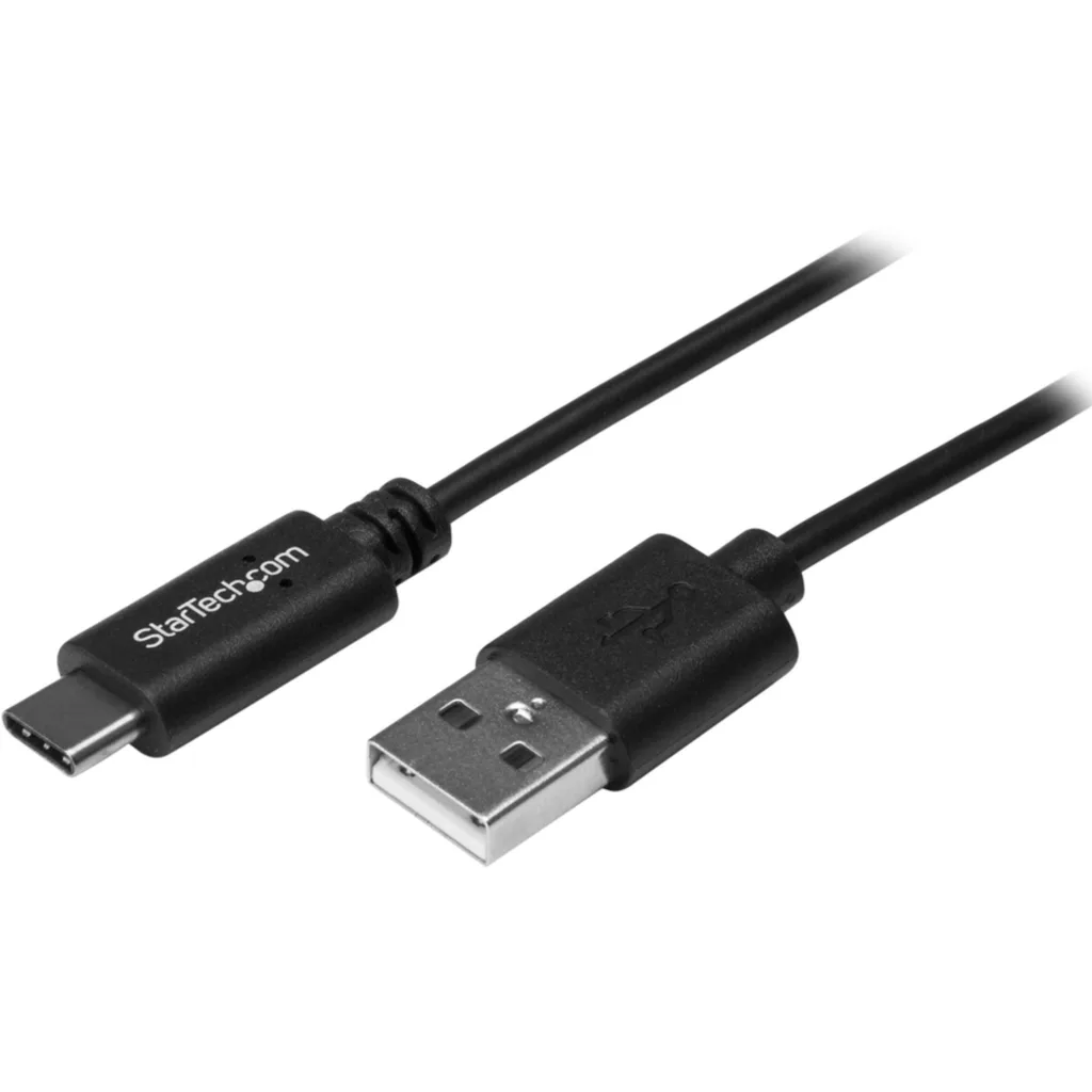 Cable USB Tipo-C Macho a USB Tipo-A Macho 2.0 Largo 1mt Color Negro - StarTech