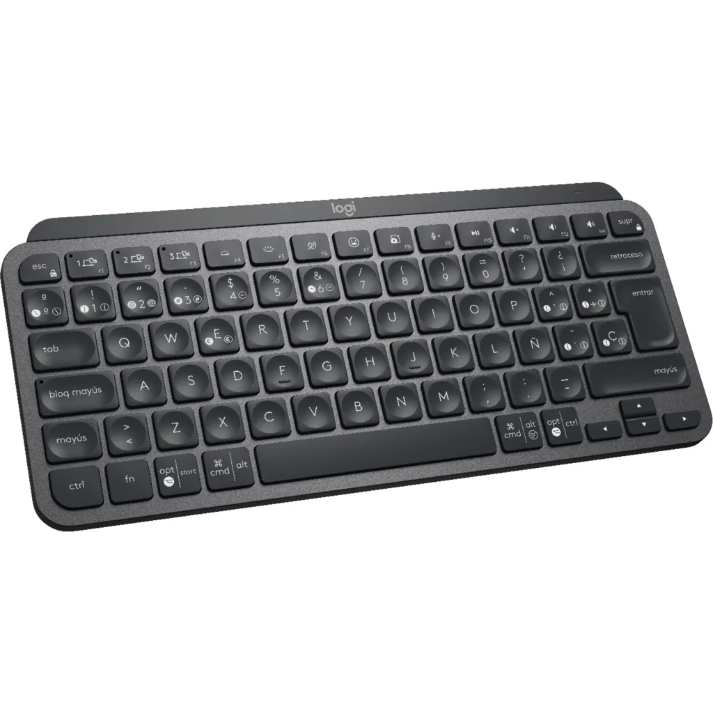 Imagen 1 de Teclado Español iluminado Bluetooth Logitech MX Keys Mini Grafito