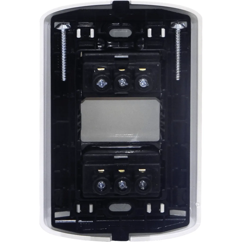 Imagen 2 de Enchufe Embutido Doble 2P+T 10A Blanco - Bticino 1208BN