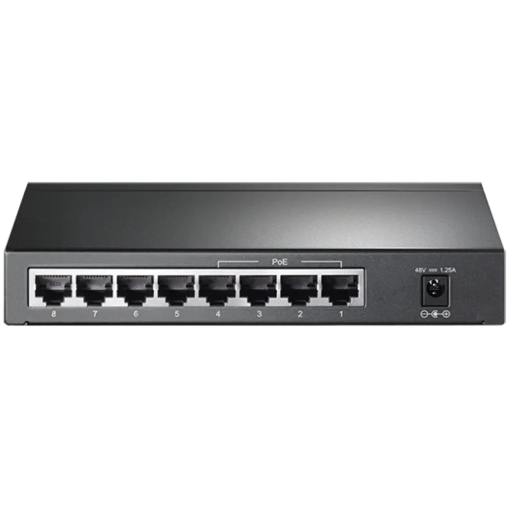 Imagen 3 de TP-LINK SWITCH 8-PORT GIGABIT DESKTOP 4-Port PoE+ UN / TL-SG1008P