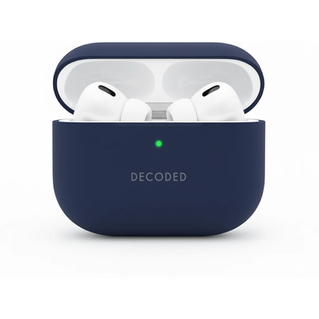 Imagen 1 de Funda silicona AirCase Pro Airpods Pro 3 Gen Decoded azul
