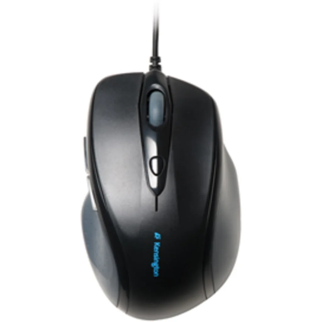 Mouse Alámbrico Kensington Pro Fit Óptico 2400dpi Full-Size USB  Color Negro