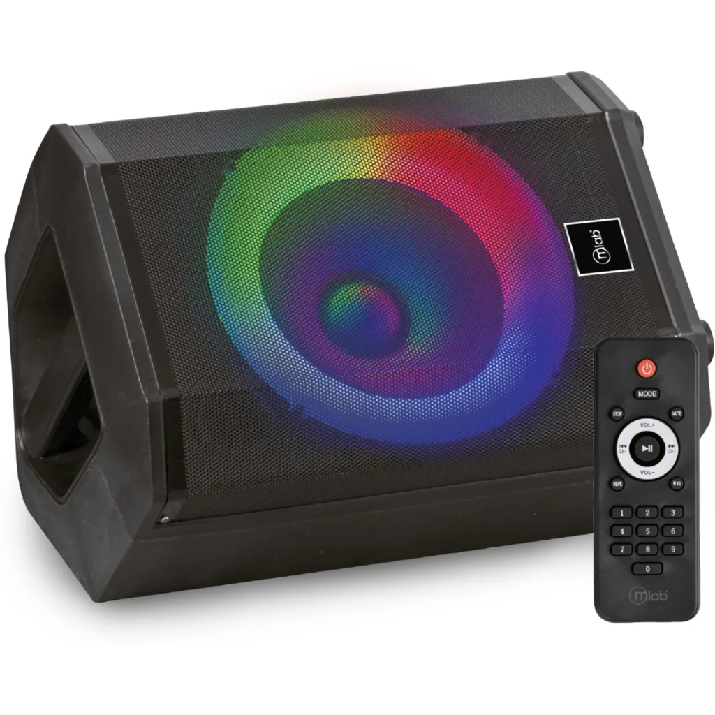 Imagen 1 de MLAB PARLANTE FLAMING CHROMA SOUND 8" MICROFONO INALAMBRICO