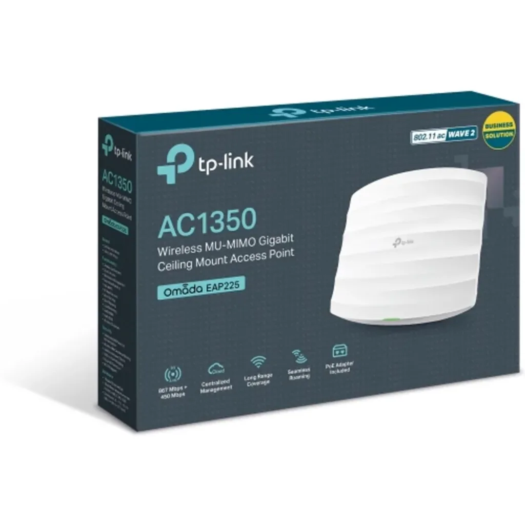 Imagen 1 de Access Point TP-Link Auranet Dual Band AC 1200Mbps POE (EAP225)