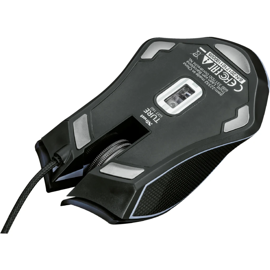 Imagen 7 de Mouse Gamer Alámbrico Trust GXT160 TURE RGB Óptico 4000DPI 7 Botones USB-A Negro