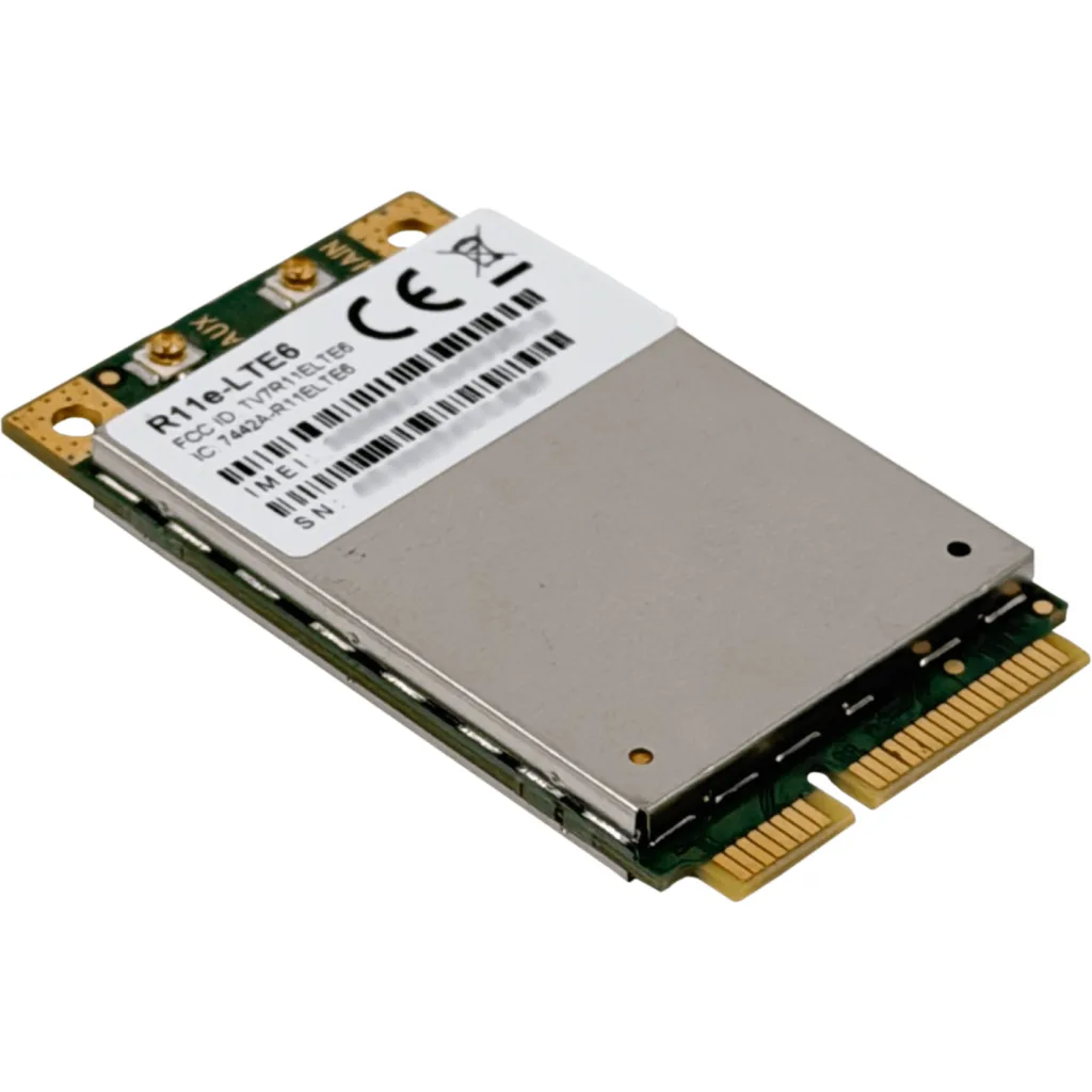 Imagen 4 de MIKROTIK 2-U.FL LTE CAT6 300/50mbps Aggregation 3G-R7R8 2G-12 MiniPCIe