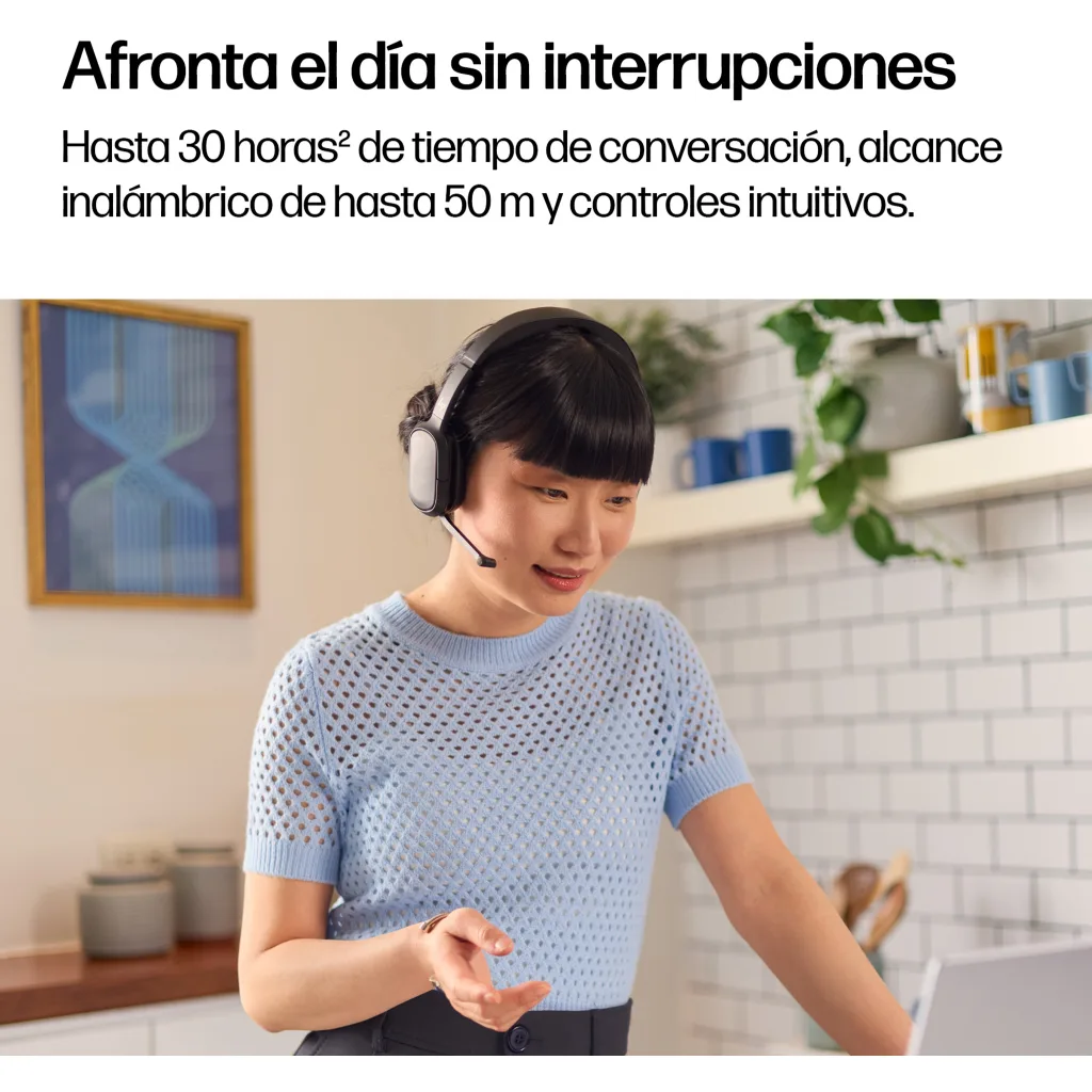 Imagen 2 de HP Poly Focus 625 Stereo Bluetooth Headset HP Poly Focus 625