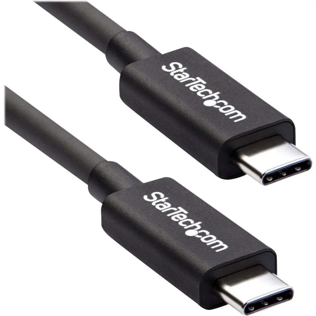 Imagen 3 de Cable Thunderbolt 3 USB-C M/M 20Gbp/s 4K 60Hz 2 Mts Nique Color Negro - StarTech