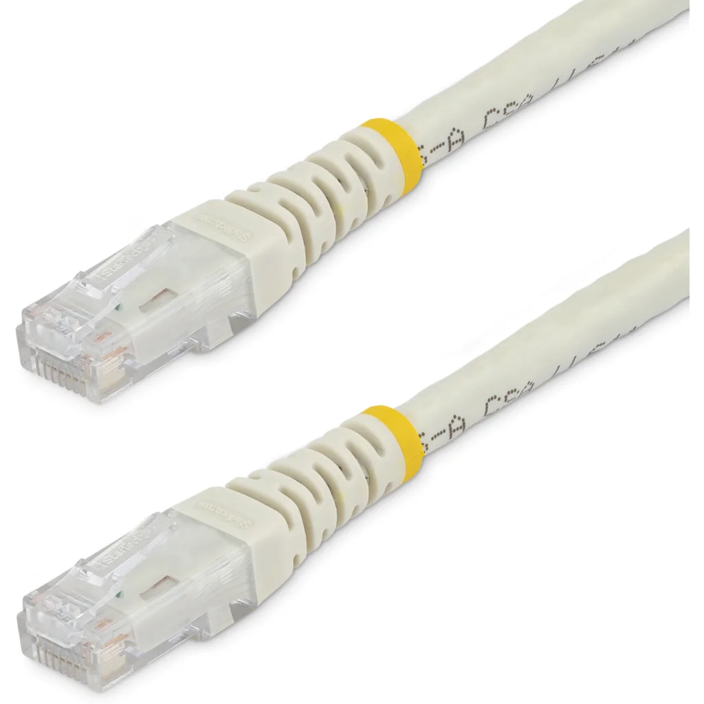 Cable de Red StarTech Cat6 con Patch Moldeado 91cm 3ft BLANCO
