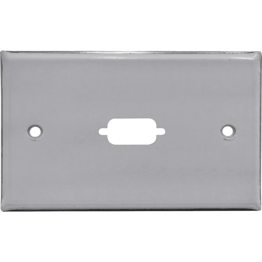 LINKMADE 1-VGA FACEPLATE METALICO REQUIERE/VGA-HH 70X114MM