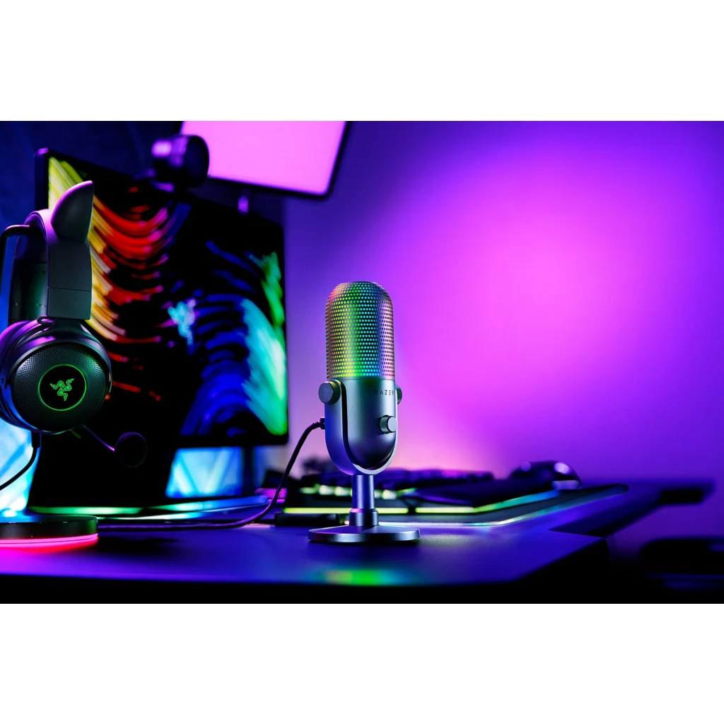 Imagen 1 de Razer - Microphone - Seiren V3 Chroma RGB USB Mic