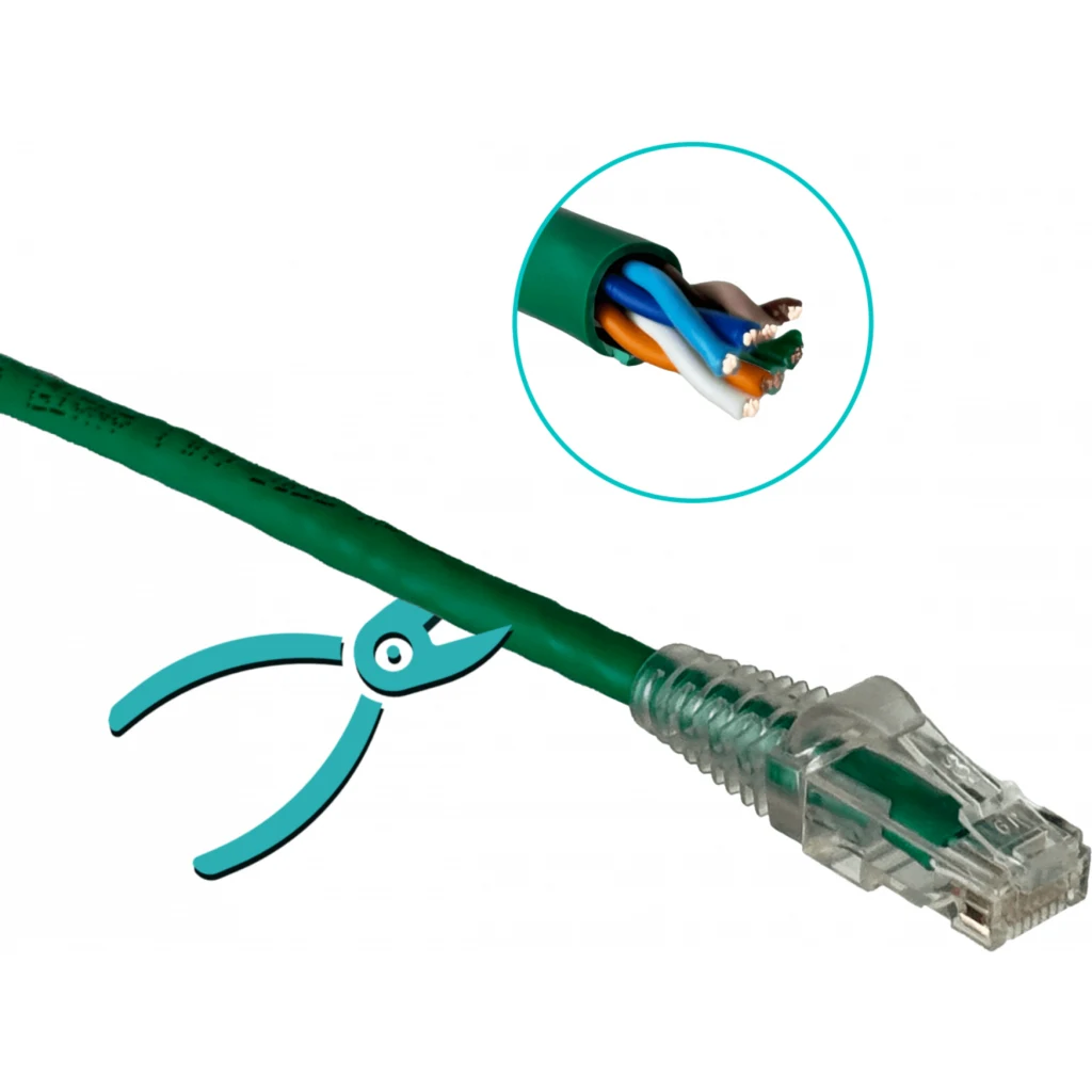 Imagen 4 de FURUKAWA 3mt Cat5e Verde U/UTP CM Cable Patch RJ45 Multilan 35103405