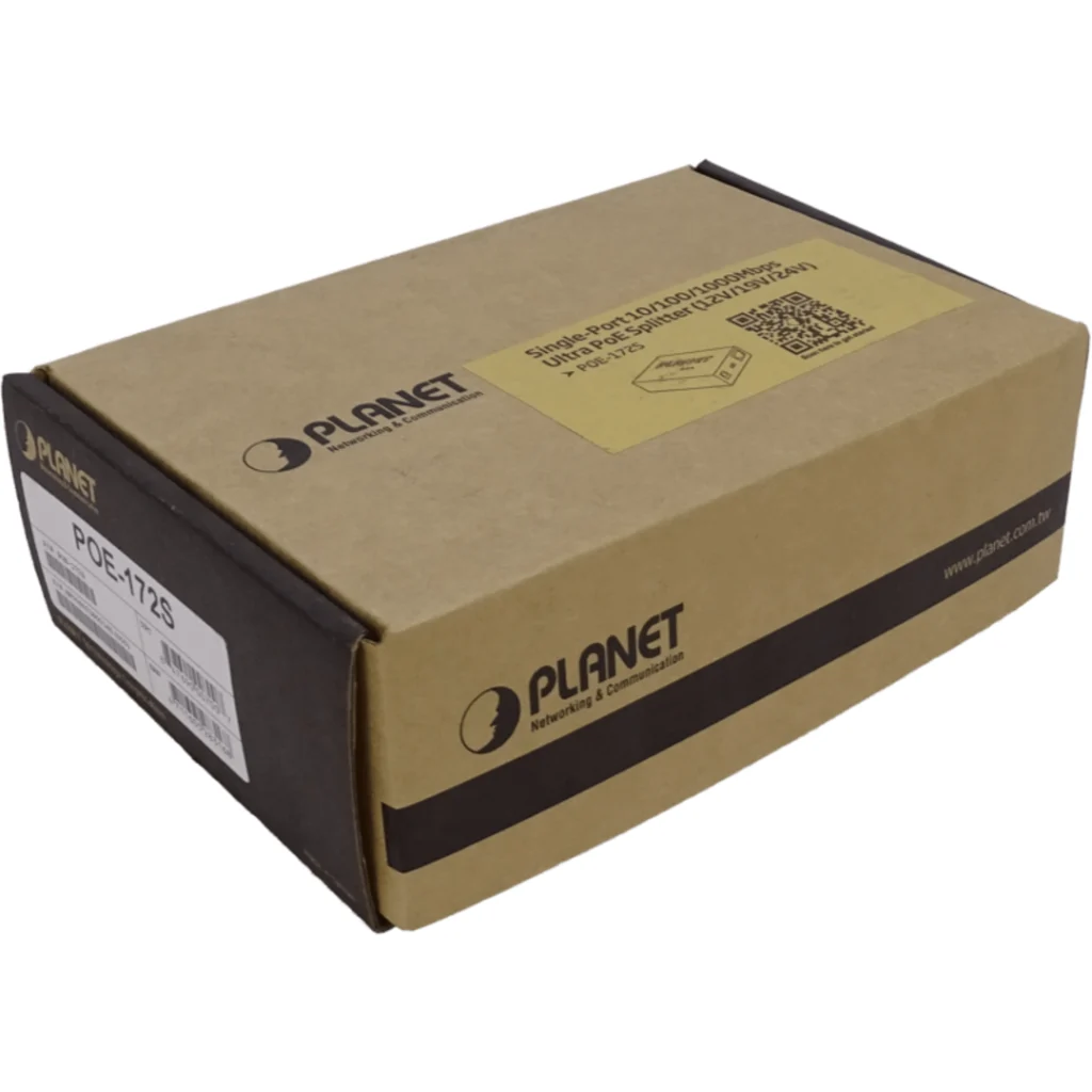 Imagen 1 de PLANET out-12V/19V/24VDC PoE+ Splitter in-48-56V 25W 802.3at 1000mbps