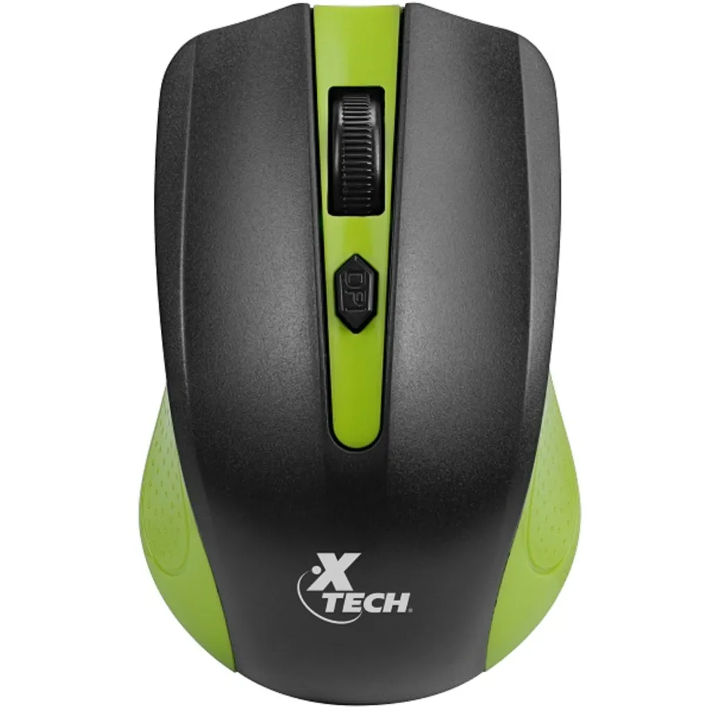 Mouse Inalámbrico XTech XTM-310GN Óptico 1600DPI 2.4Ghz 4 Botones Color verde