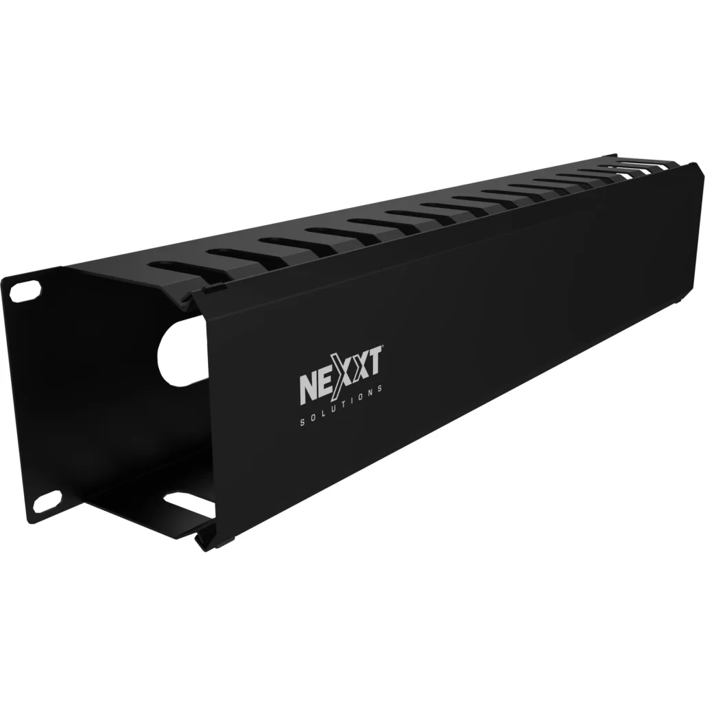 Imagen 16 de Organizador de Cables Nexxt Solutions NPM-DH2UB, Horizontal 2U, 19", Negro