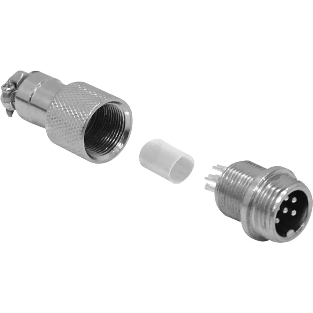 Imagen 2 de 6-pin Macho Volante Conector GX12 Soldable Aviacion