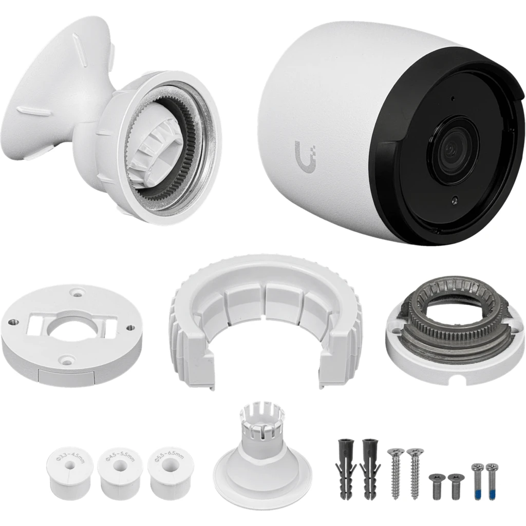 Imagen 2 de Cámara Ubiquiti UniFi Bullet UVC-G6-Bullet-W IP 4K PoE 8MP IR AI IP67 Blanca