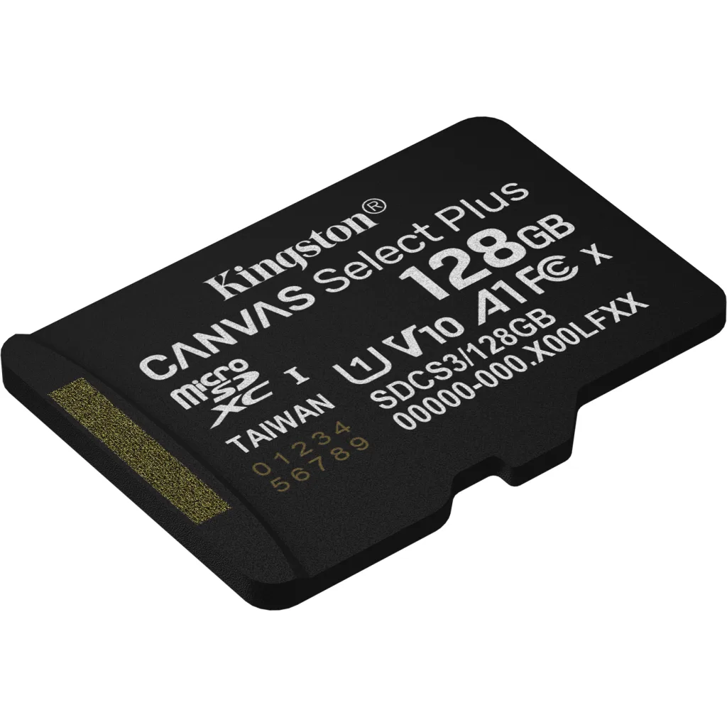 Imagen 3 de Memoria microSDHC 128GB Kingston Canvas Select Lec 150MB/s