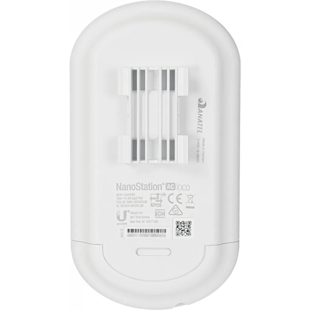 Imagen 2 de UBIQUITI 5-unids 5GHz 13dBi 1-1000-RJ45 req-PoE24V 2x2 CPE/AP NS-5ACL