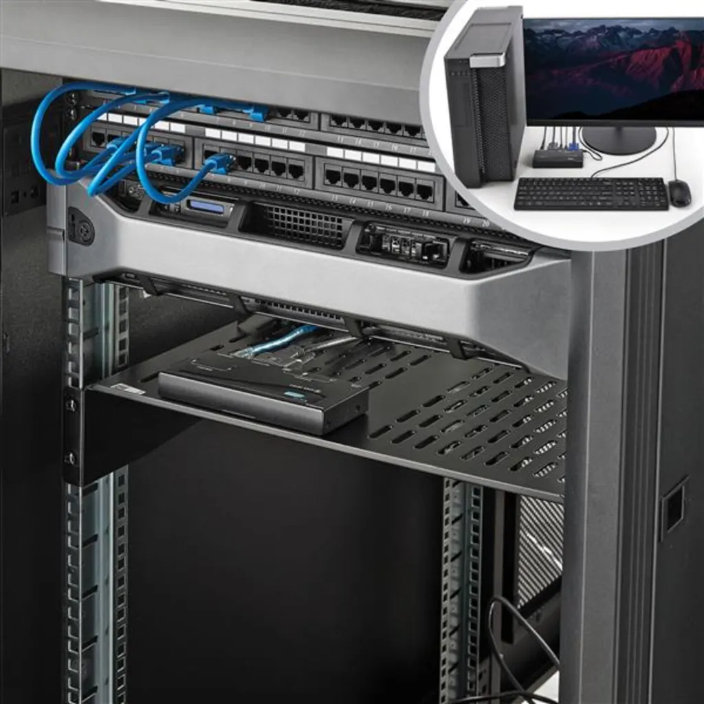 Imagen 4 de Extensor de Consola KVM por Cat 5 Ethernet (150m) con USB y Video VGA