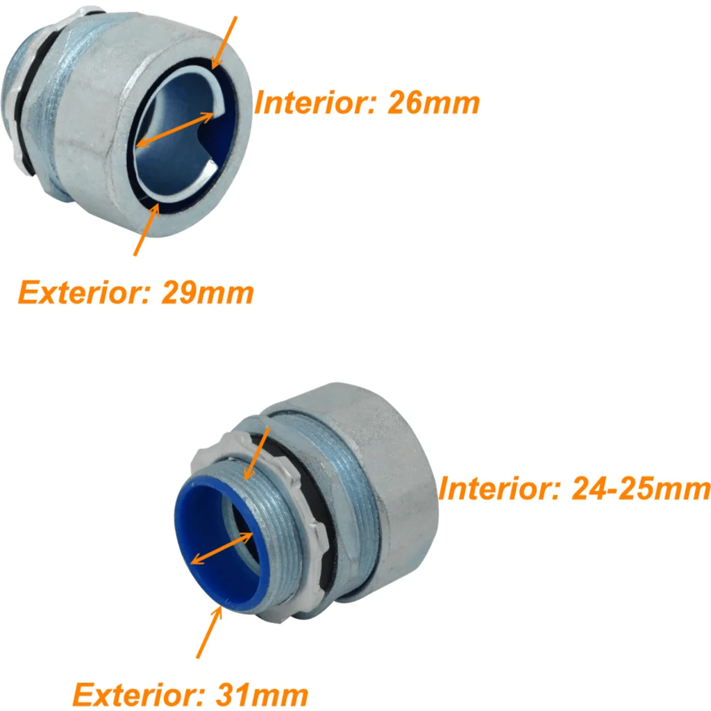 Imagen 2 de Metalico 32mm Prensa Estopa para Flexible Aislacion IP65