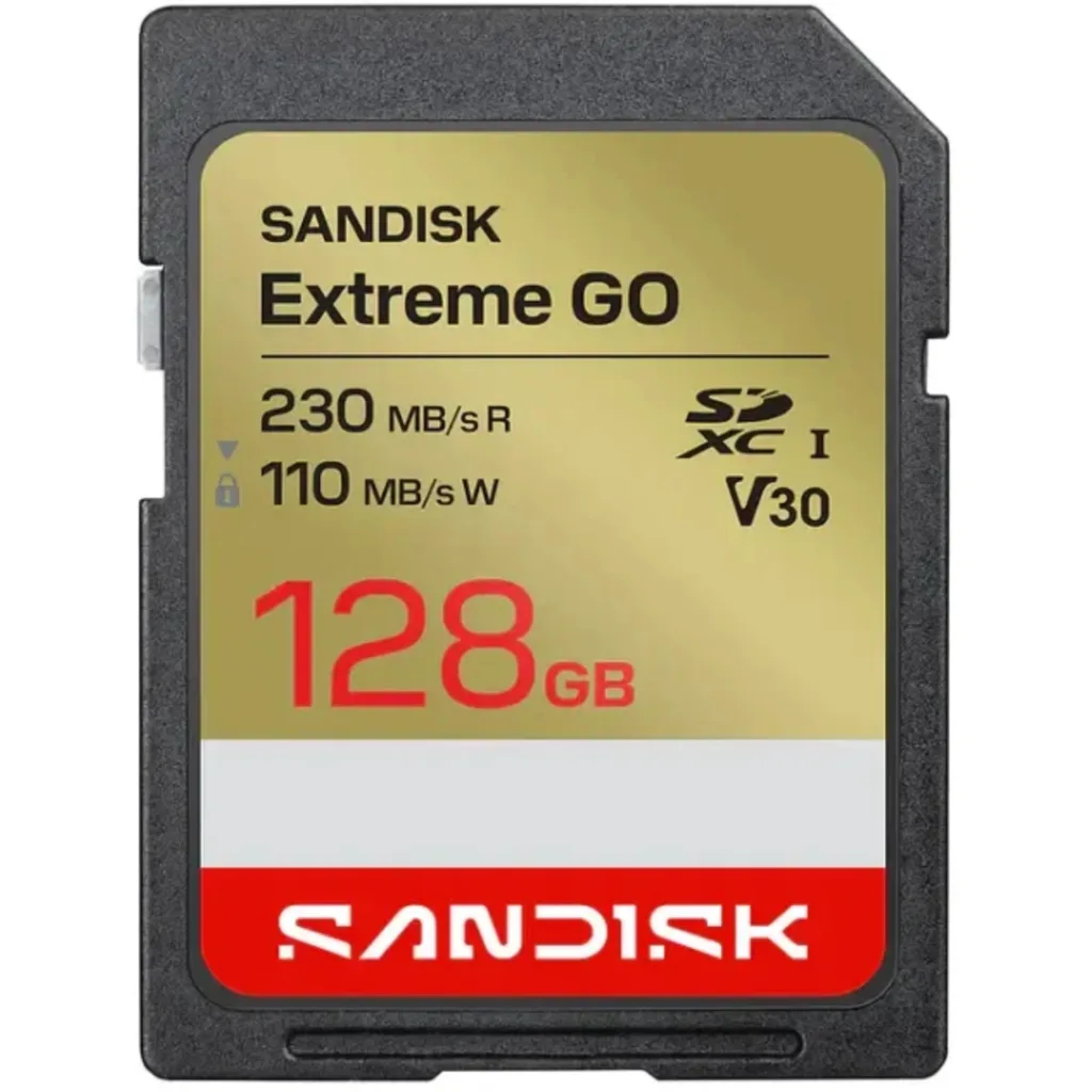 SanDisk Extreme SD UHSI C10 U3 V30 128GB