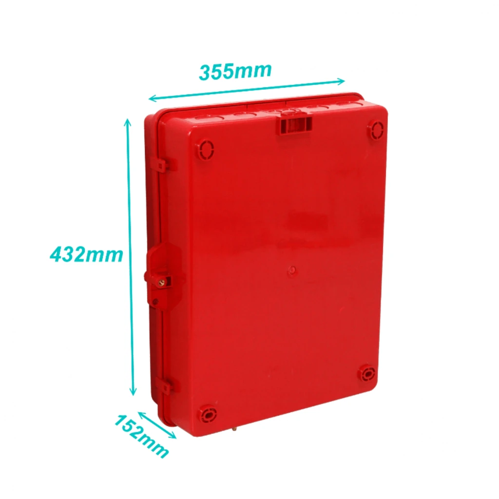 Imagen 7 de ALTELIX Ventilada Roja 432x355x152mm IP55 Caja Exterior NEMA3 PC+ABS