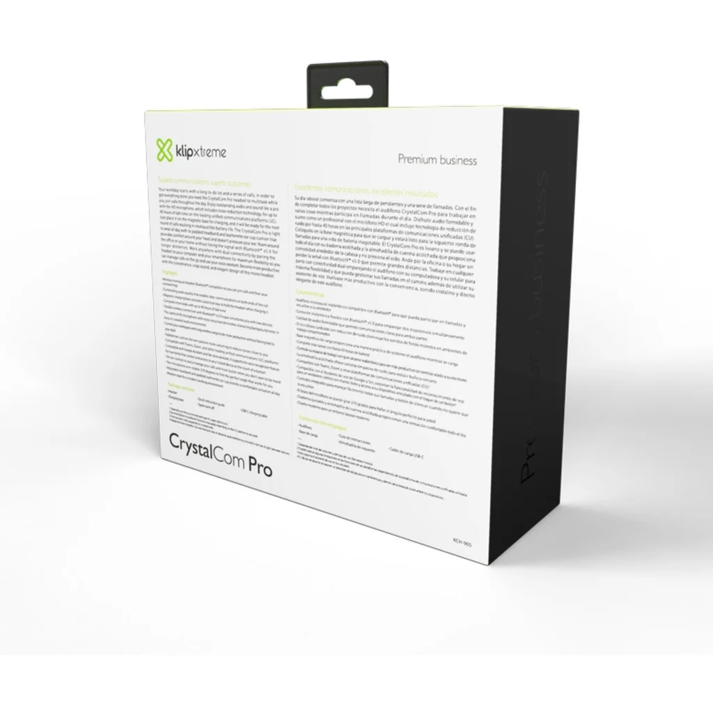 Imagen 6 de Audífonos Inalámbricos Monoaural Klipx ON-EAR BT con Base Magnetica de Carga
