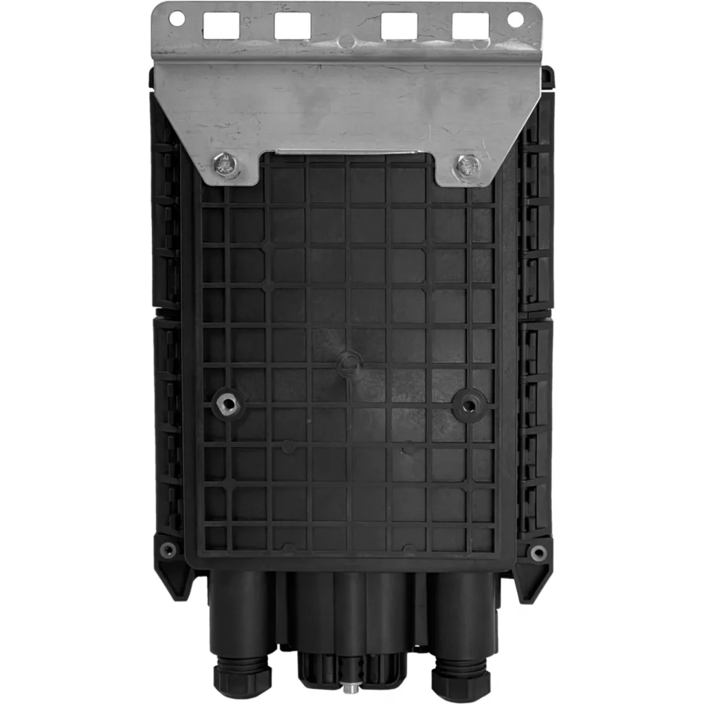 Imagen 2 de Caja Mufa 4-gde 16-peq 96-Fusiones rq24-Coplas 38x24x130cm c/mang IP68