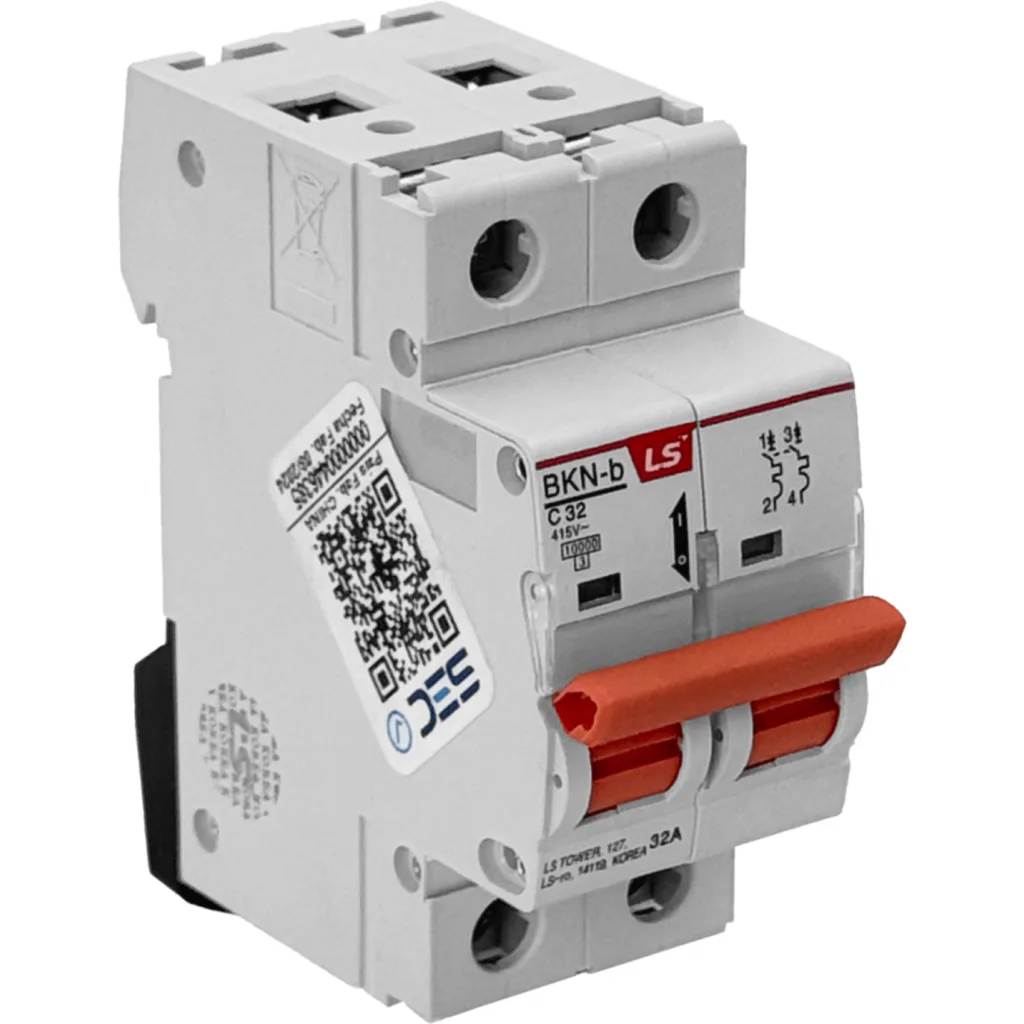 Imagen 3 de Bipolar LS 2x32A 6kA 230/400V Interruptor Automatico Curva C32