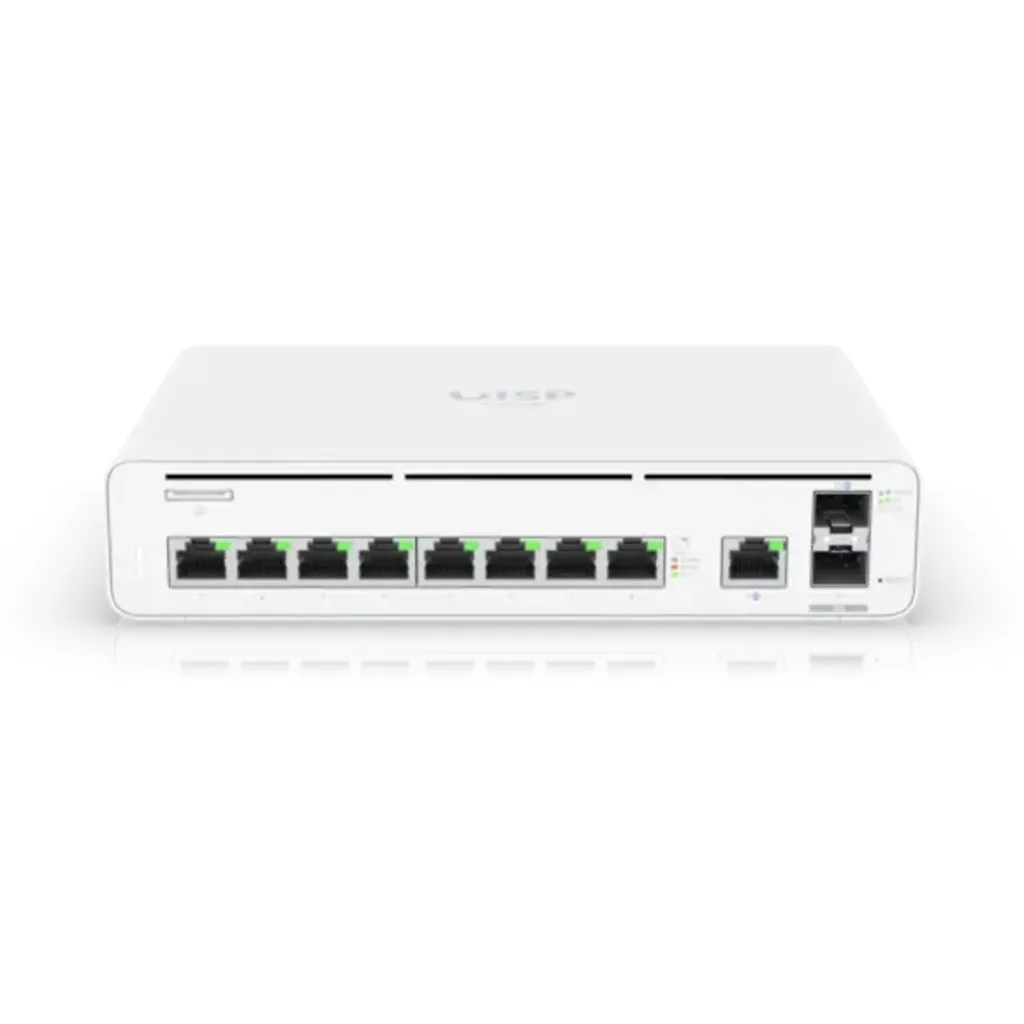 Imagen 1 de UBIQUITI 9-1000 2-SFP+10G mSD BT inc-24V/60W Rack-1U Consola Gateway